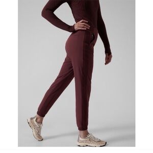 Athleta brownish lined Brooklyn joggers